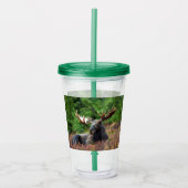 Moose Acryl Drinkbeker (Voorkant)