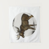 Moose - Alces Alces Wandkleed (Voorkant)