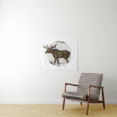 Moose - Alces Alces Wandkleed (In Situ (horizontaal))