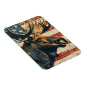 Moose Amerikaanse vlag Magneet (Rechterzijde)