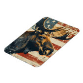 Moose Amerikaanse vlag Magneet (Linkerzijde)
