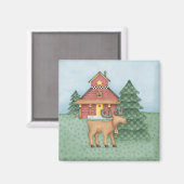 Moose at Cabin Magneet (Voorkant / Achterkant)