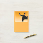 Moose at Sunset - Original Wildlife Art Post-it® Notes (Op bureau)
