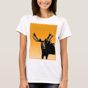 Moose at Sunset - Original Wildlife Art T-shirt