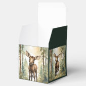 Moose Baby Gender Neutraal Baby shower Bedankdoosjes (Geopend)