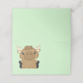 Moose Baby shower (Buitenkant ongevouwen)