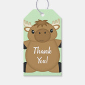 Moose Baby shower Cadeaulabel (Voorkant)