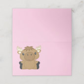 Moose Baby shower Woodland (Buitenkant ongevouwen)
