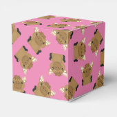 Moose Baby shower Woodland Bedankdoosjes (Achterkant)