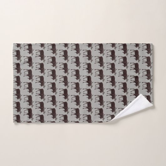 Moose Bath Towel Set Custom Canada Moose Towels Bad Handdoek (Handdoek)