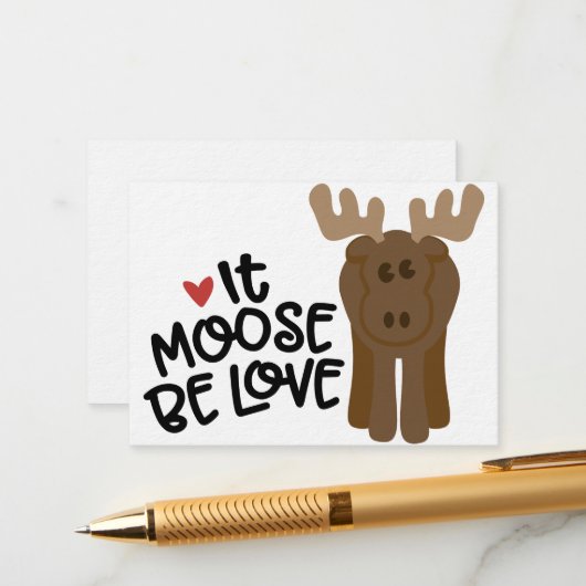 Moose Be Love Informatiekaartje (Voorkant / Achterkant in situ)