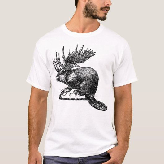Moose Beaver T-shirt (Voorkant)