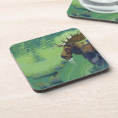 Moose Bier Onderzetter (Linkerzijde)