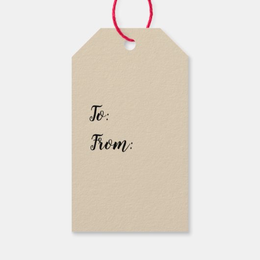 Moose Black Silhouette Wilderness Gift Label Cadeaulabel (Achterkant)