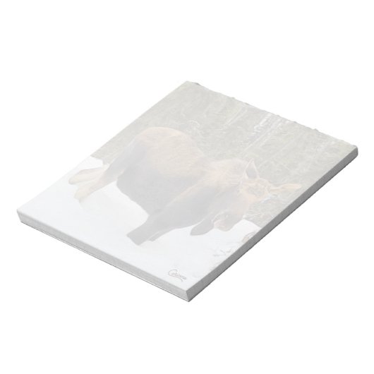 Moose - Bloc-notes de 5,5 po x 6 po (Tourné)