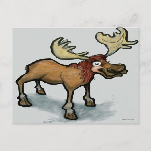 Moose Briefkaart (Voorkant)