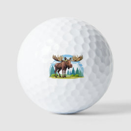 Moose buck golfballen