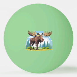 Moose buck pingpongballen