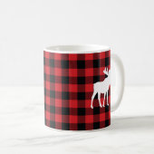 Moose Buffalo Check Mountain Coffee Mug (Devant droit)
