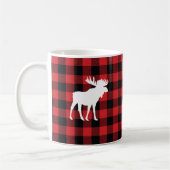 Moose Buffalo Check Mountain Coffee Mug (Gauche)