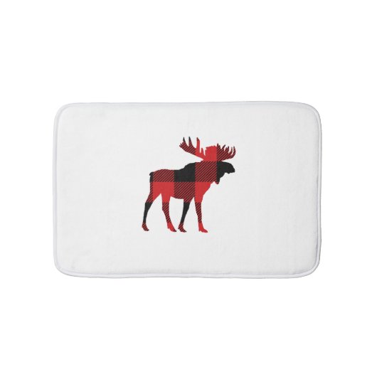 Moose Buffalo Check Mountain Living Bath Mat (Voorkant)