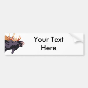 MOOSE BUMPERSTICKER