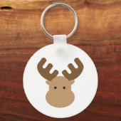 Moose Button Sleutelhanger (Voorkant)