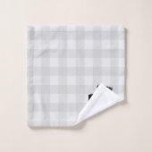 Moose Cabin Check Patroon Badhanddoek Set Bad Handdoek (Wasdoekje)