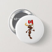 Moose Canada Ronde Button 5,7 Cm (Voorkant /achterkant)