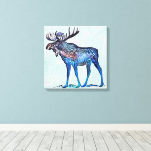 Moose Canvas Afdruk