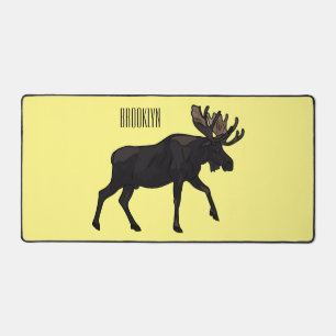 Moose cartoon illustratie bureaumat