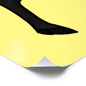 Moose cartoon illustratie perfect poster (Hoek)