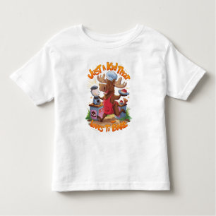 Moose Chef Backing bij de kachel Kinder Shirts