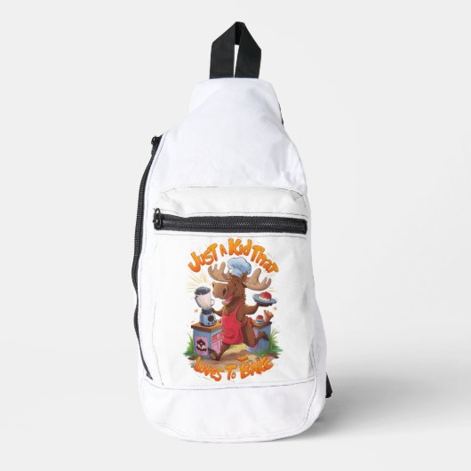 Moose Chef Backing bij de kachel Sling Bag (Voorkant)
