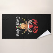 Moose Christmas (Serviette de bain)