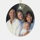 Moose Christmas Family Foto Ornament (Links)