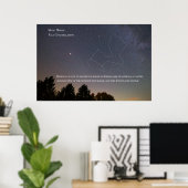 Moose Constellation Ojibwe Poster (Thuiskantoor)