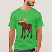 Moose de Noël - T-shirt (Devant)