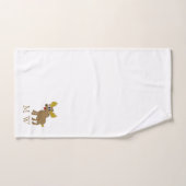 Moose Design Monogrammed Bad Handdoek (Handdoek)