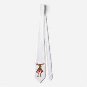Moose die Canadese boxers dragen Stropdas