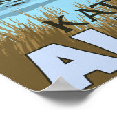 Moose Drink bij het meer van Katmai, Alaska Poster (Hoek)