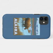Moose Drink Poster voor watervlekreizen Case-Mate iPhone Case (Achterkant (horizontaal))