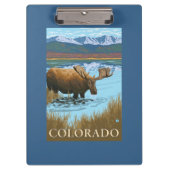 Moose DrinkingColorado Klembord (Voorkant)