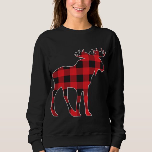 Moose Elk Pset Buffalo Check Pajama Lumberjack Ch Trui (Voorkant)
