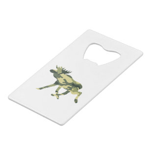 Moose / Elk Woodland Camouflage / Camo Kredietkaart Flessenopener