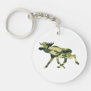 Moose / Elk Woodland Camouflage / Camo Sleutelhanger