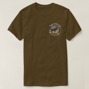 Moose en Camo Round Design T-Shirt