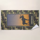Moose en Camo Strandlaken (Voorkant)
