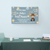 Moose en Mobiel baby shower banner (Beurs)