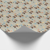 Moose en Mobiel baby shower inpakpapier (Hoek)